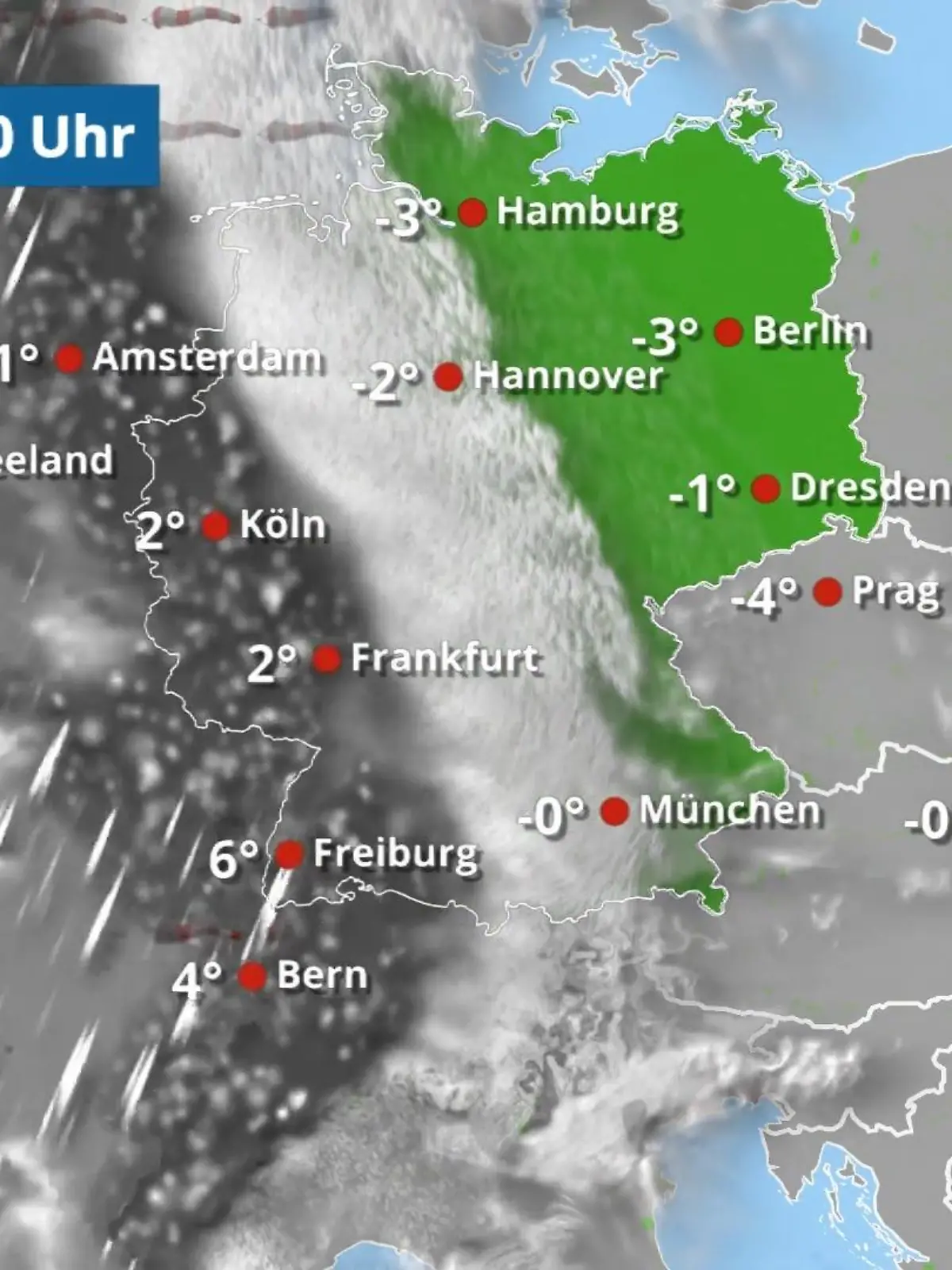 Bild zu: "Teils kräftiger Schneefall sorgt für Glätte!"
