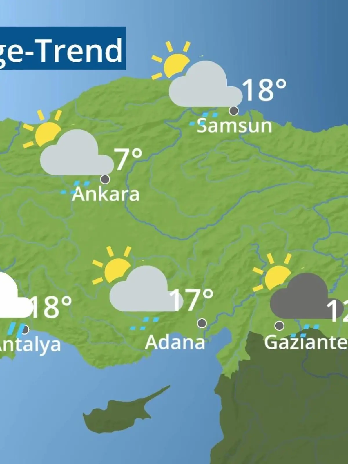 Bild zu: "Türkei: Wie wird das Wetter?"