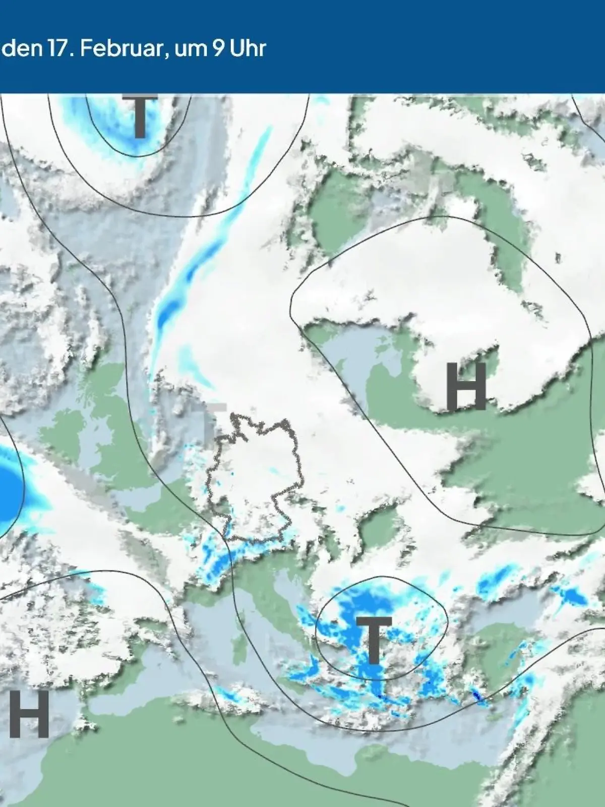 Bild zu: "Die Wetterlage der kommenden 5 Tage"