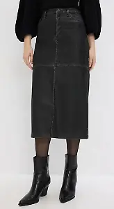 Rock aus Lederimitat