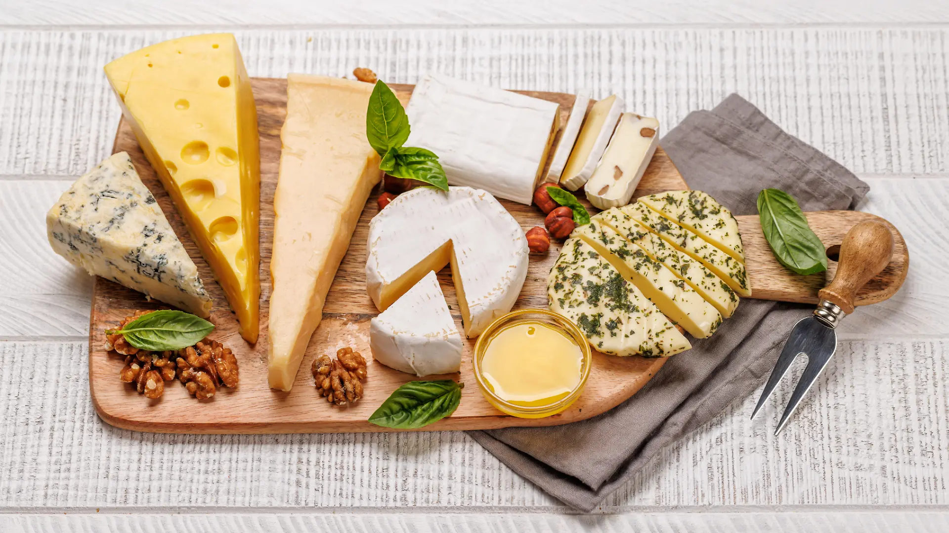 Verschiedene Käse-Sorten