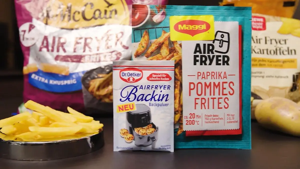 Fiese Airfryer-Abzocke im Supermarkt? Wir machen den Test Gewürze, Backpulver, sogar extra Kartoffeln!