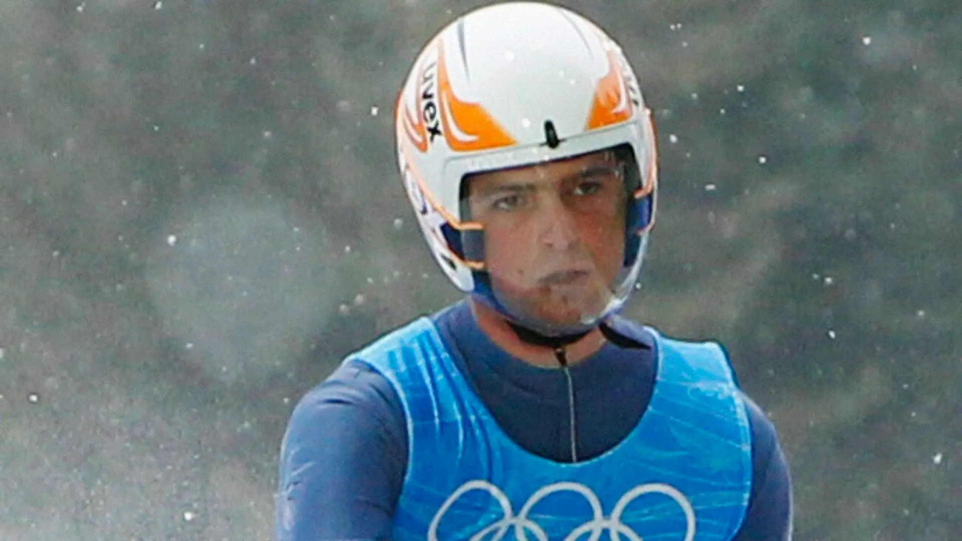 Nodar Kumaritashvili während des Trainings am Tag vor seinem Tod
