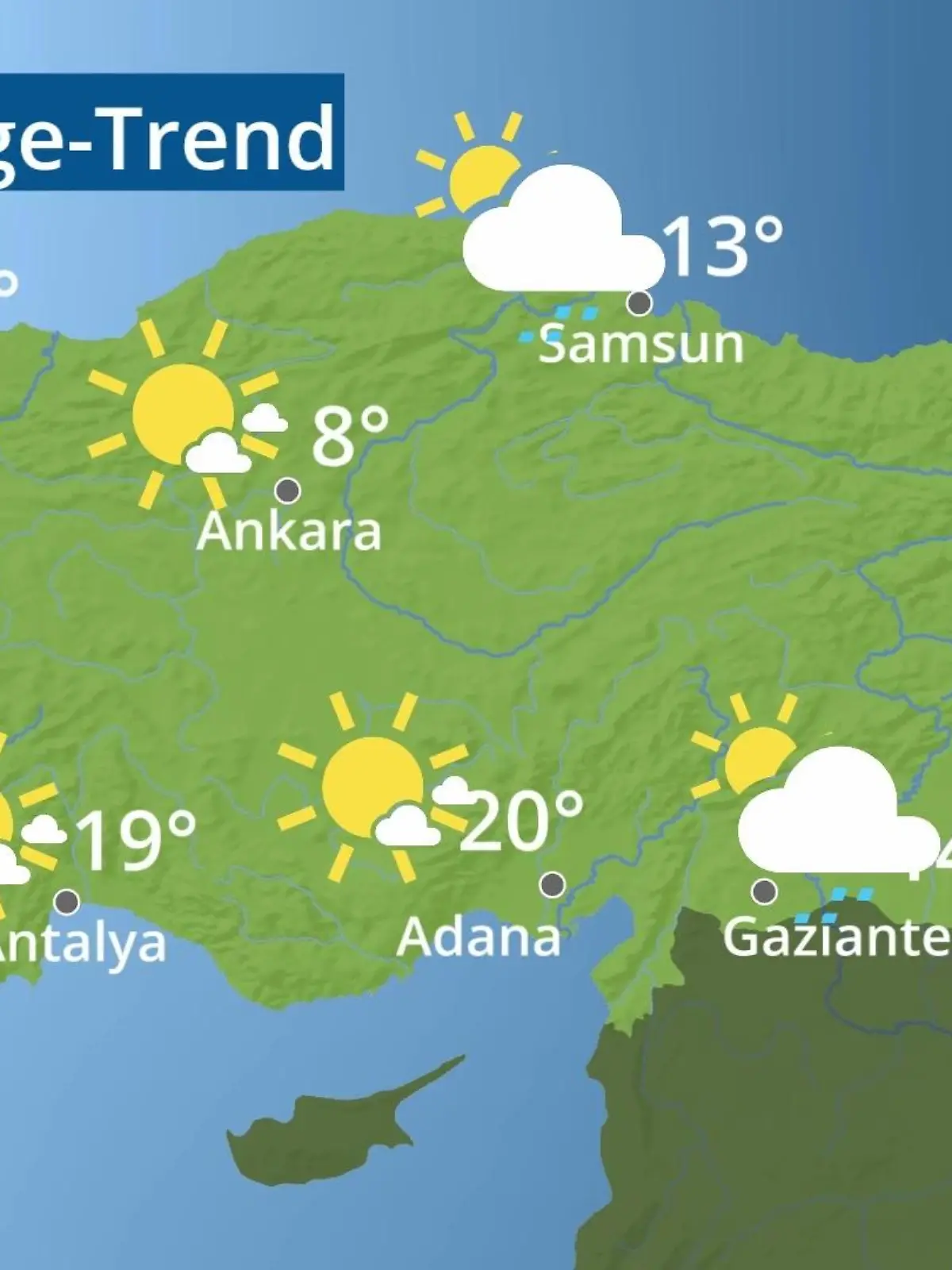 Bild zu: "Türkei: Wie wird das Wetter?"