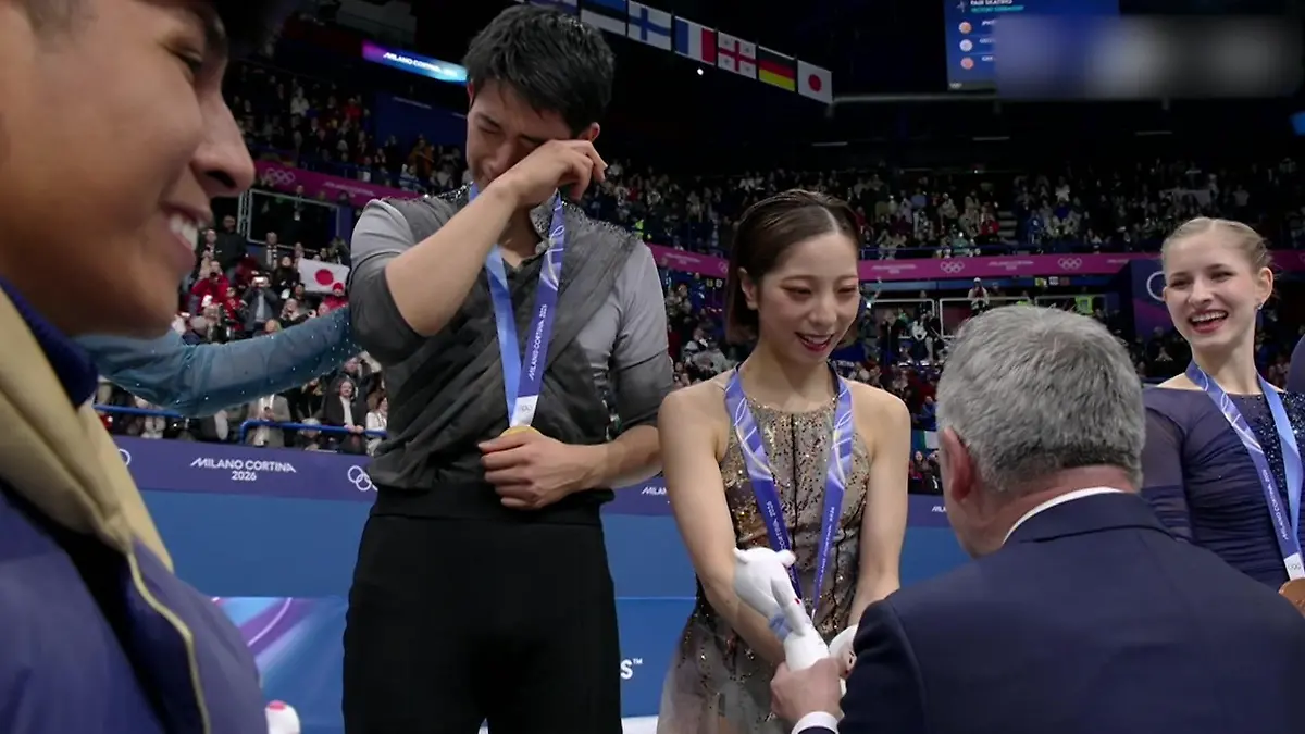 Gold-Japaner schluchzt minutenlang vor Glück Olympische Winterspiele 2026