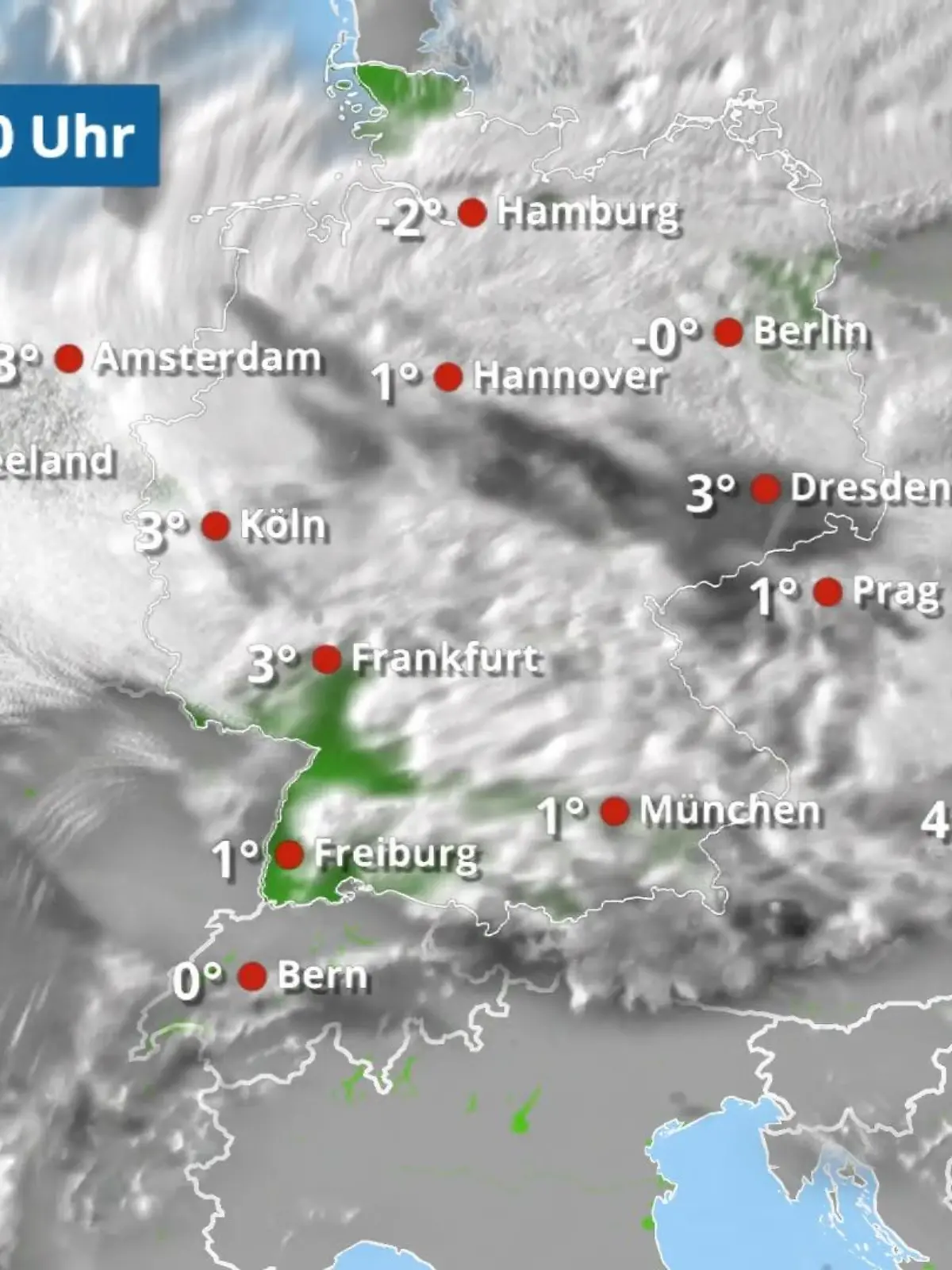 Bild zu: "Schnee und Regen werden weniger - zumindest vorübergehend"