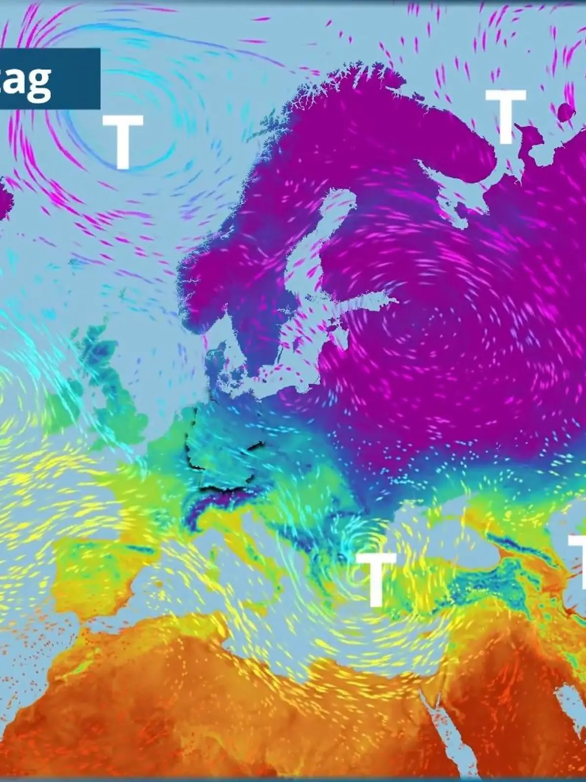 Bild zu: "Tiefs lassen nicht locker - auch am Wochenende"