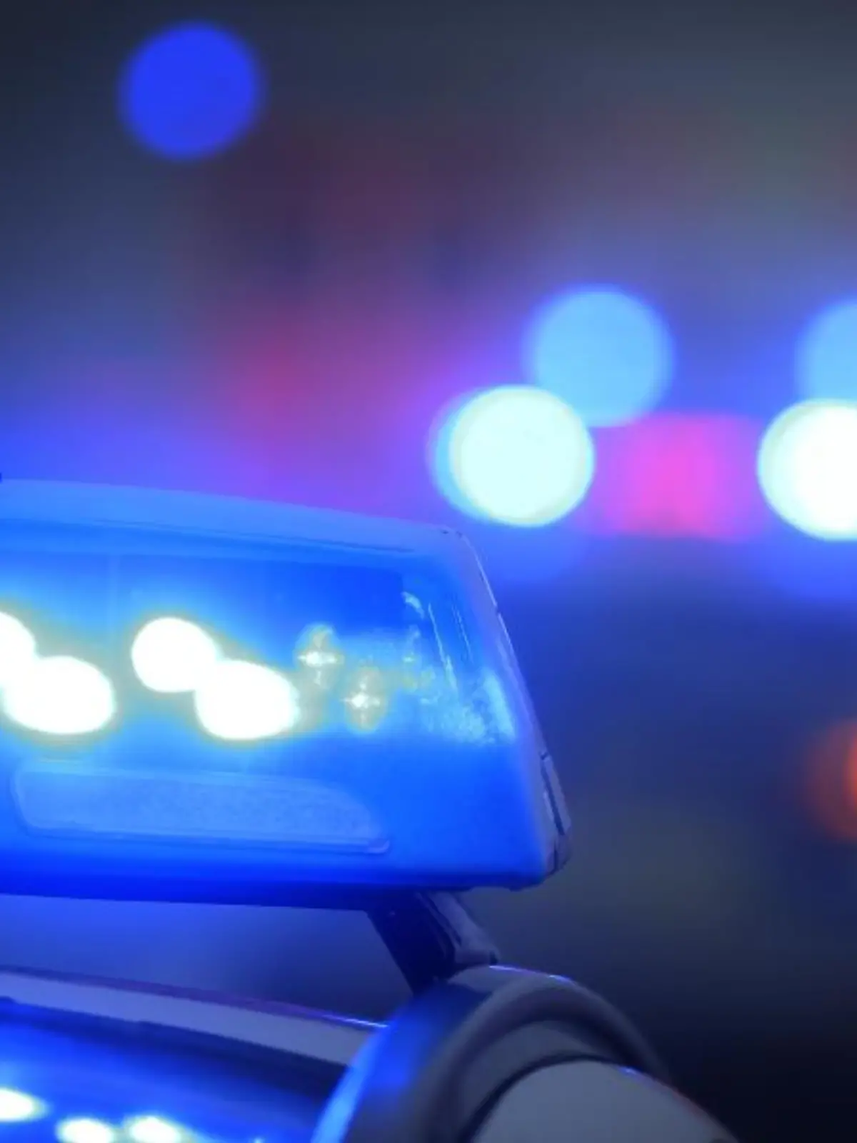 Ein Blaulicht leuchtet auf dem Dach eines Polizeifahrzeugs. Foto: Karl-Josef Hildenbrand/dpa/Symbolbild