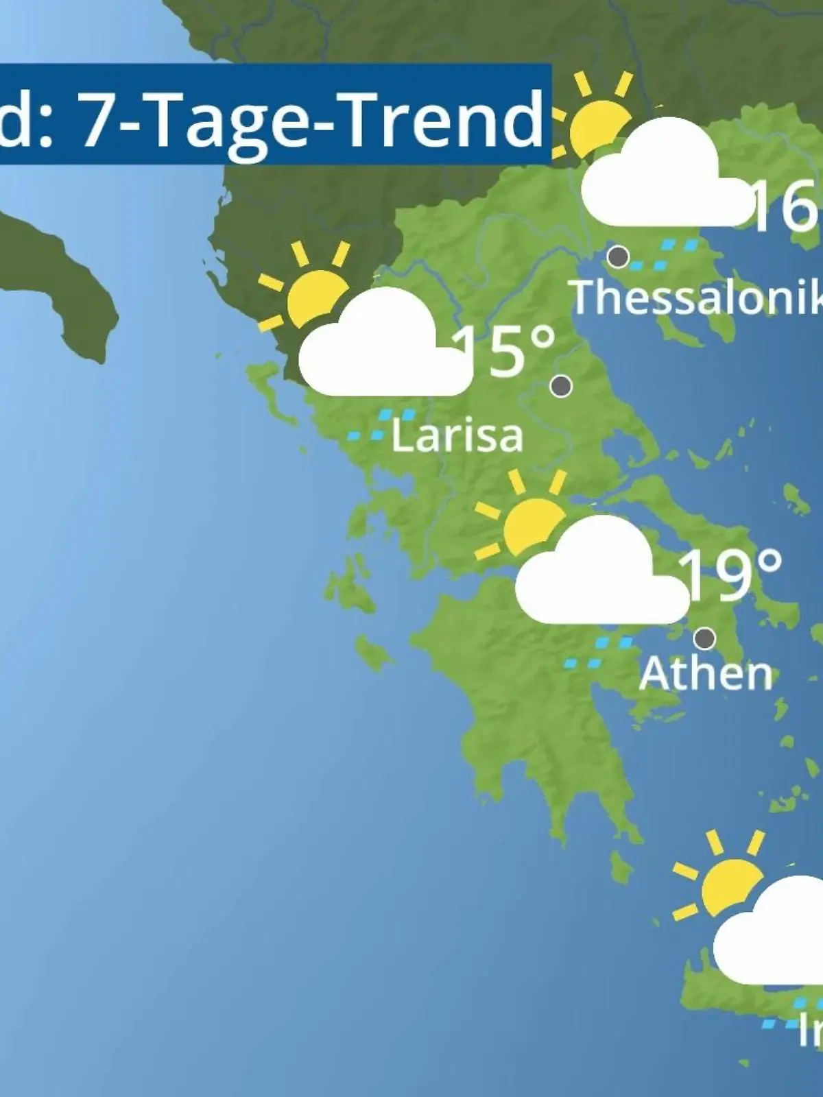 Bild zu: "Griechenland: Wie wird das Wetter?"