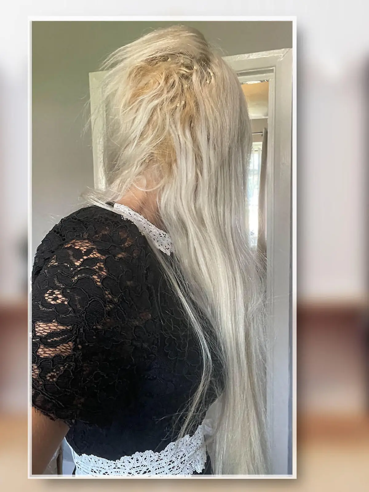 Lacy Price zeigt ihre Extensions