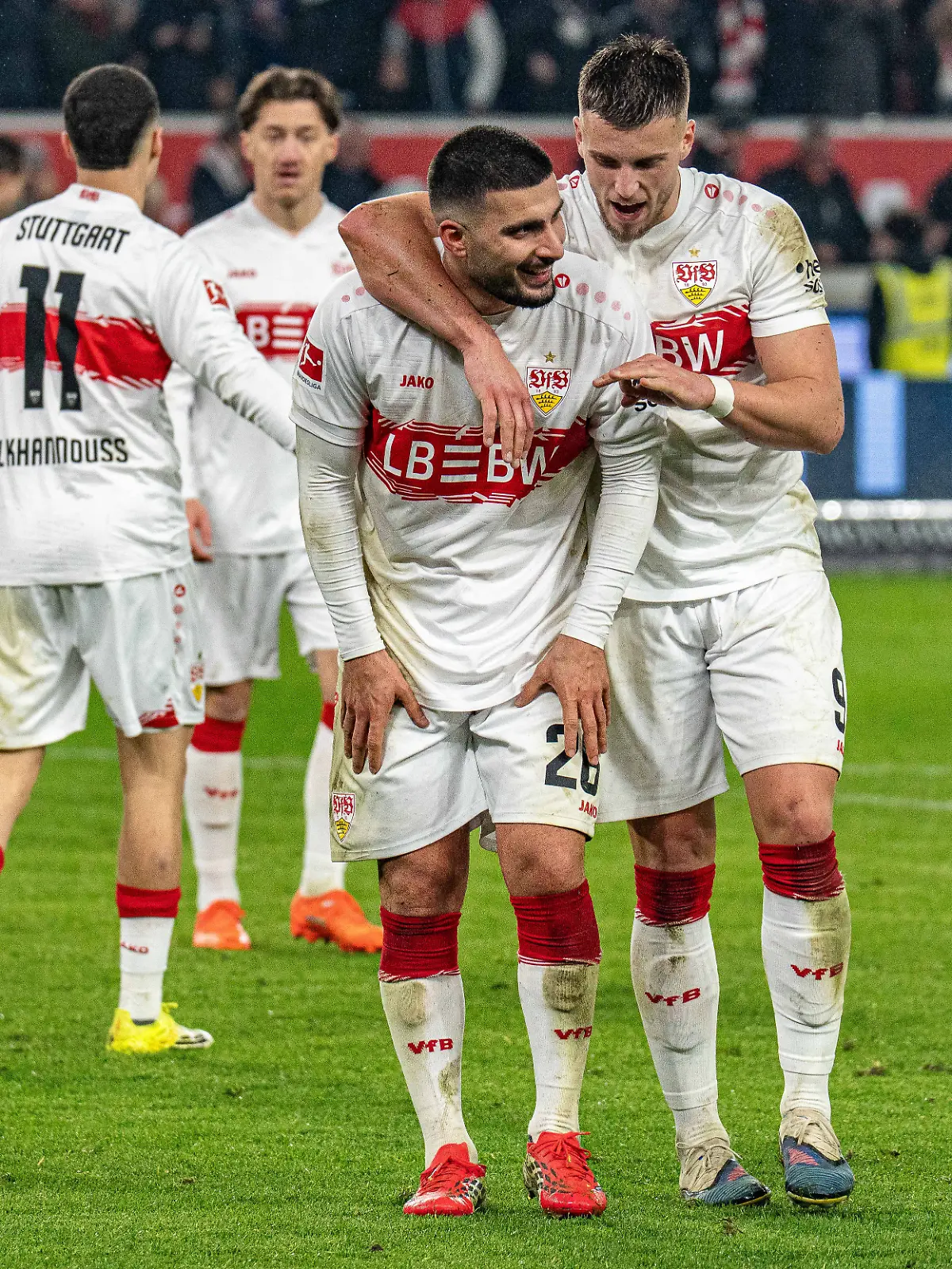 Schlagen Deniz Undav (l.) und Ermedin Demirovic wieder zu? RTL zeigt das Europa-League-Spiel Celtic Glasgow gegen VfB Stuttgart im TV und auf RTL+ online im Stream