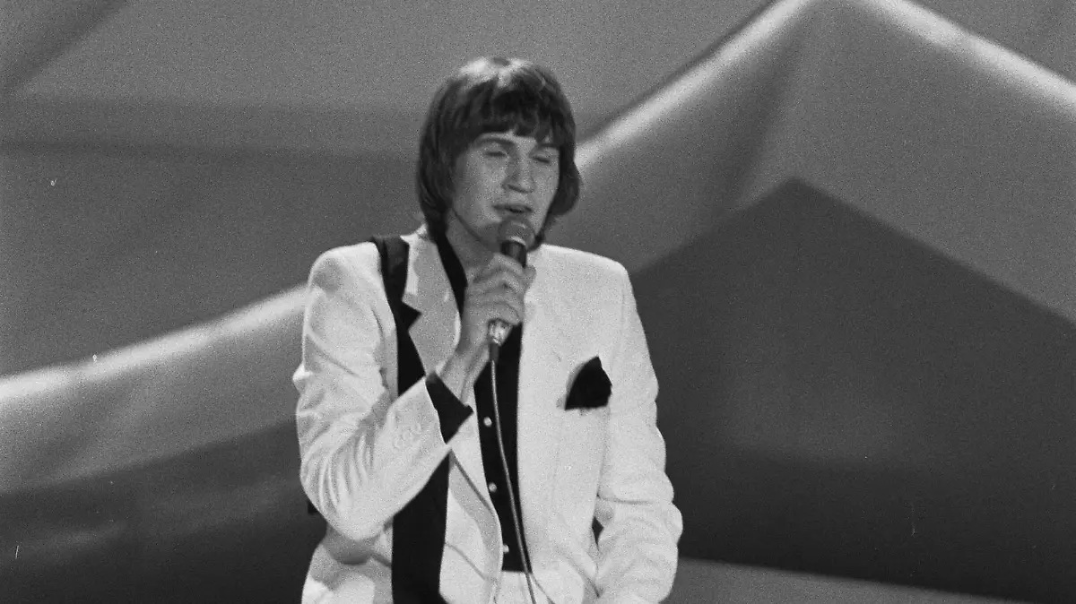 Anefo photo collection. Eurovision Song Contest 1980 The Hague Winner Johnny Logan in Aktie. April 19, 1980. The Hague, South Holland Copyright: xpiemagsx pienatarchpart417102021-33261 ACHTUNG AUFNAHMEDATUM GESCHÄTZT