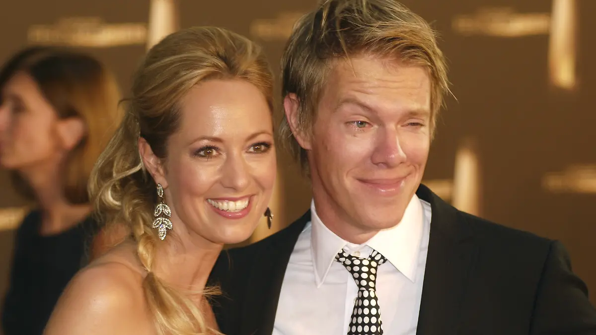 Angela Finger-Erben mit Simon Gosejohann im Oktober 2011 bei „Der Deutsche Fernsehpreis” in Köln