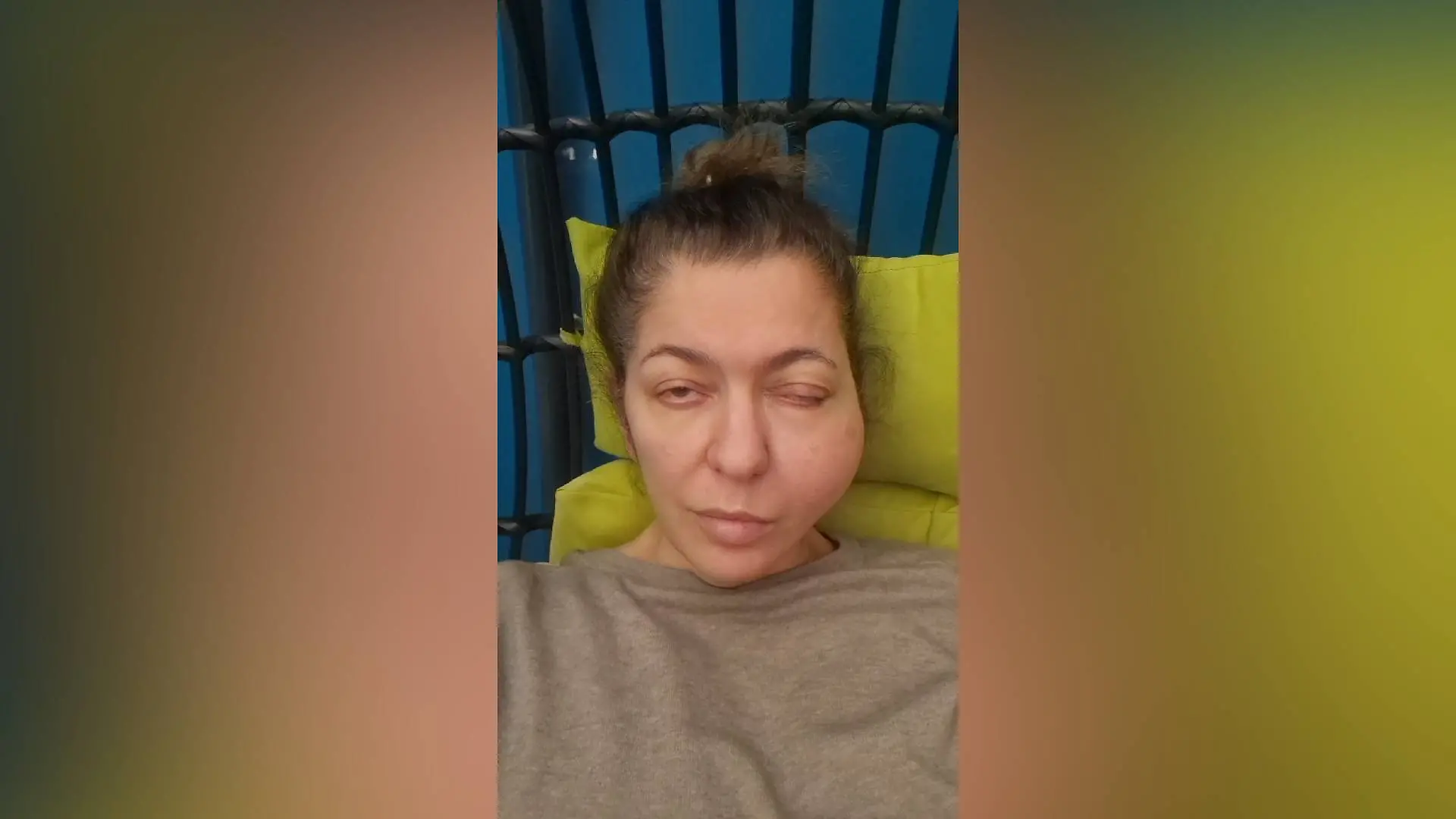 Das ist Stavi heute mit den seltenen Tumoren