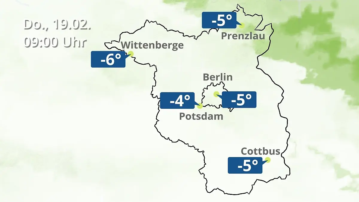 Berlin und Brandenburg: Wie wird das Wetter? Regen- und Wolkenfilm für Potsdam, Cottbus und Wittenberge