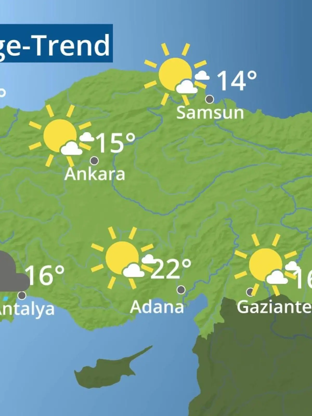Bild zu: "Türkei: Wie wird das Wetter?"