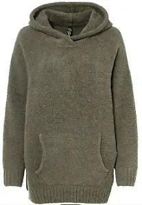 Kapuzenpullover in Teddy-Fleece