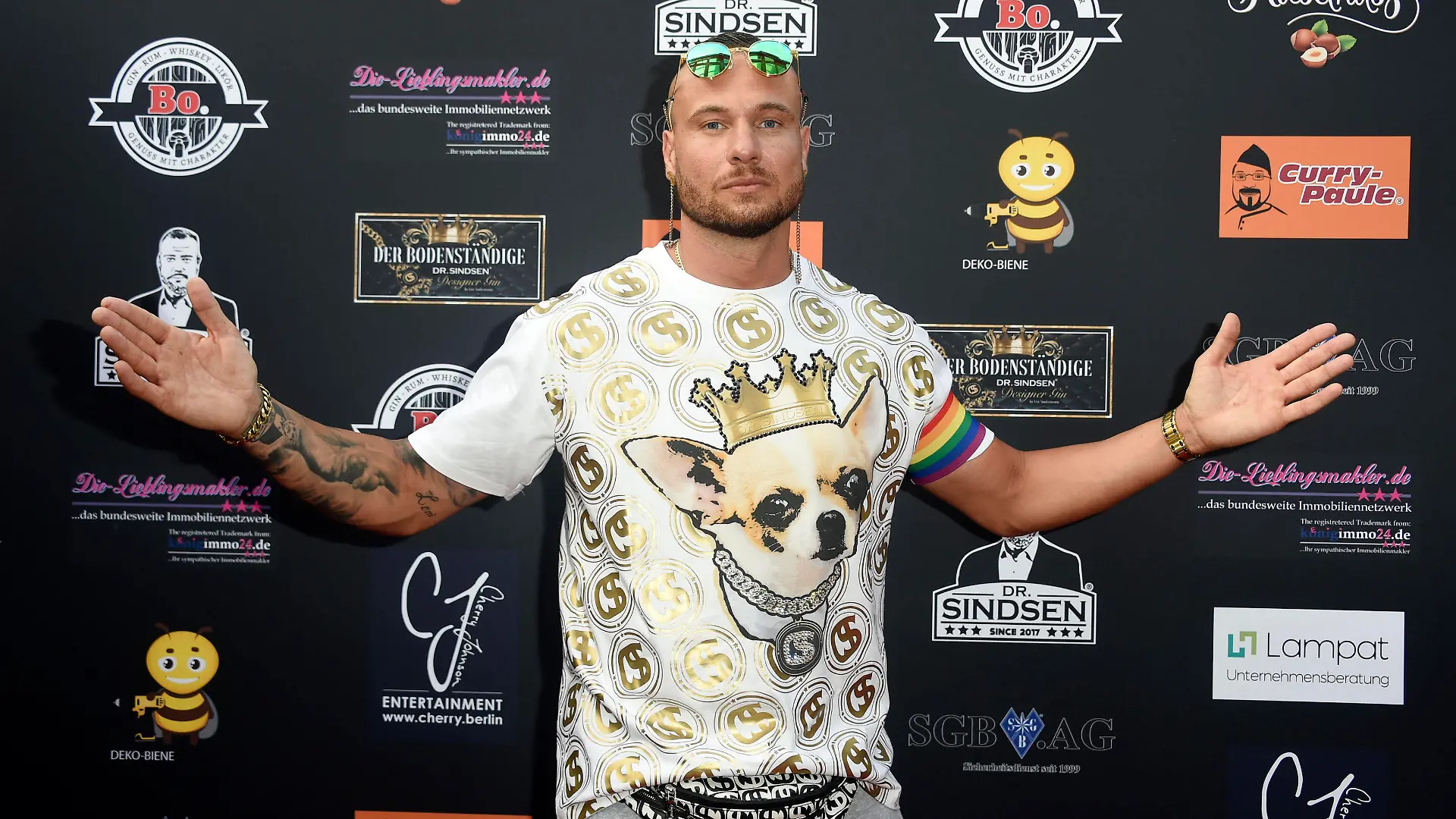 Eric Sindermann bei der Dr. Sindsen Fashionshow in Karow. Berlin, 24.07.2021 *** Eric Sindermann at the Dr Sindsen fashion show in Karow Berlin, 24 07 2021 Foto:xN.xKubelkax/xFuturexImage