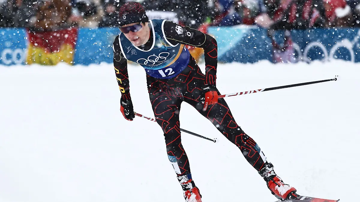 Vinzenz Geiger stürzte im Langlaufrennen.
