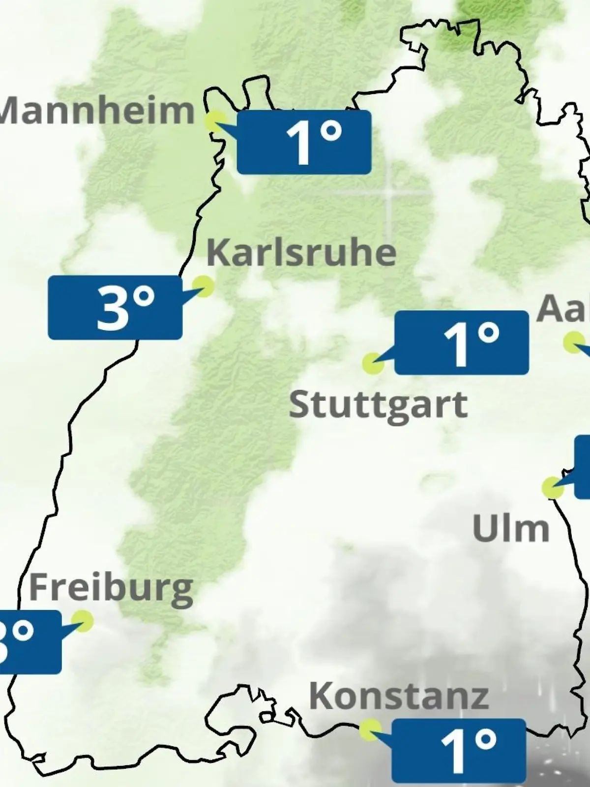 Bild zu: "Baden-Württemberg: Wie wird das Wetter?"