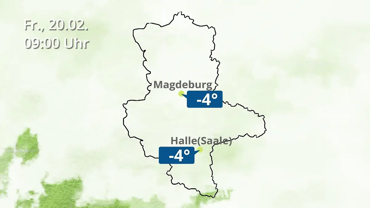 Sachsen-Anhalt: Wie wird das Wetter? Regen und Wolkenfilm für Halle und Magdeburg