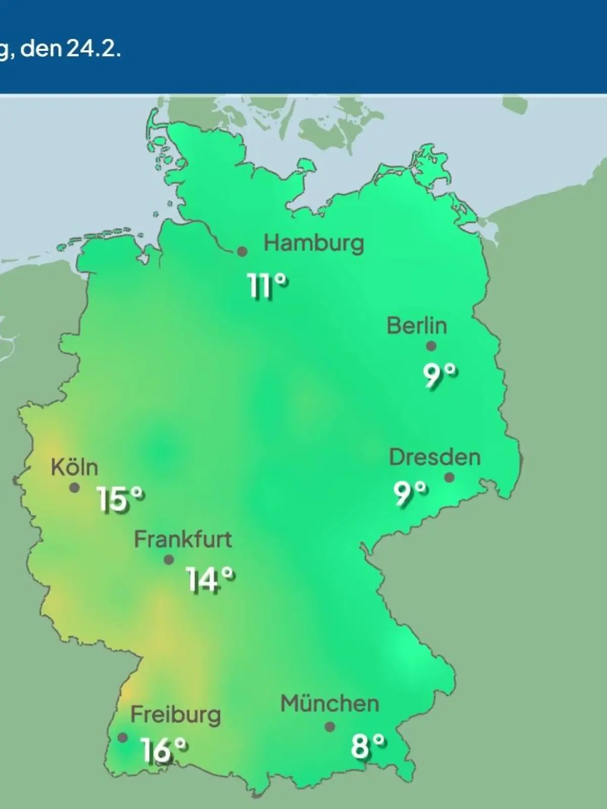 Bild zu: "Im Video: Temperatur-Vorhersage"