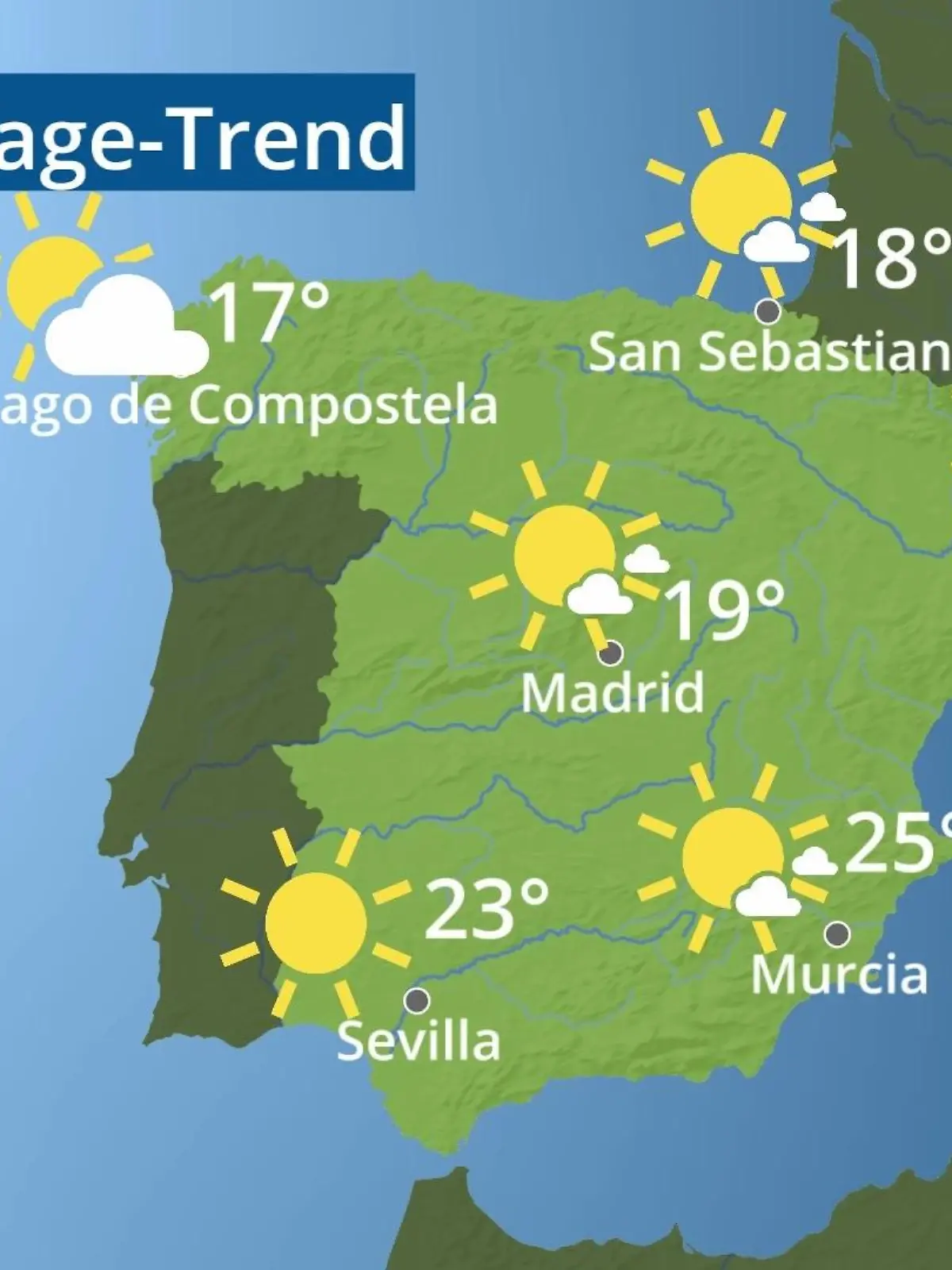 Bild zu: "Spanien: Wie wird das Wetter?"