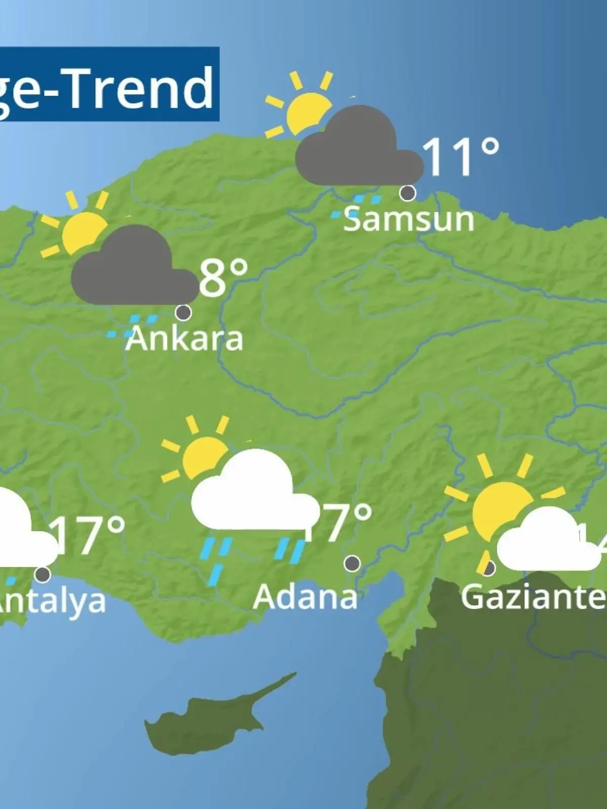 Bild zu: "Türkei: Wie wird das Wetter?"