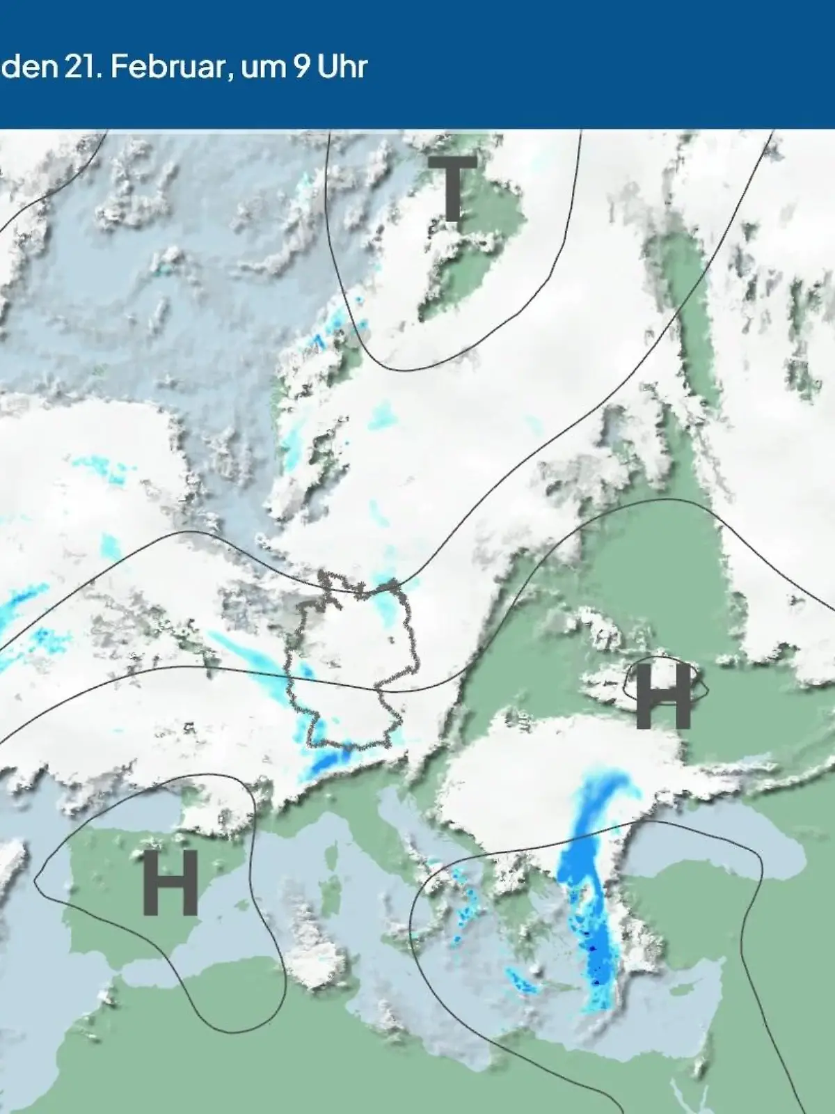 Bild zu: "Die Wetterlage der kommenden 5 Tage"