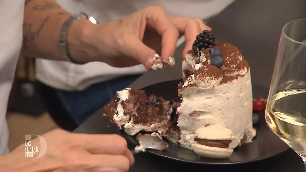 Der Turm unter den Desserts Stefans Familienportion