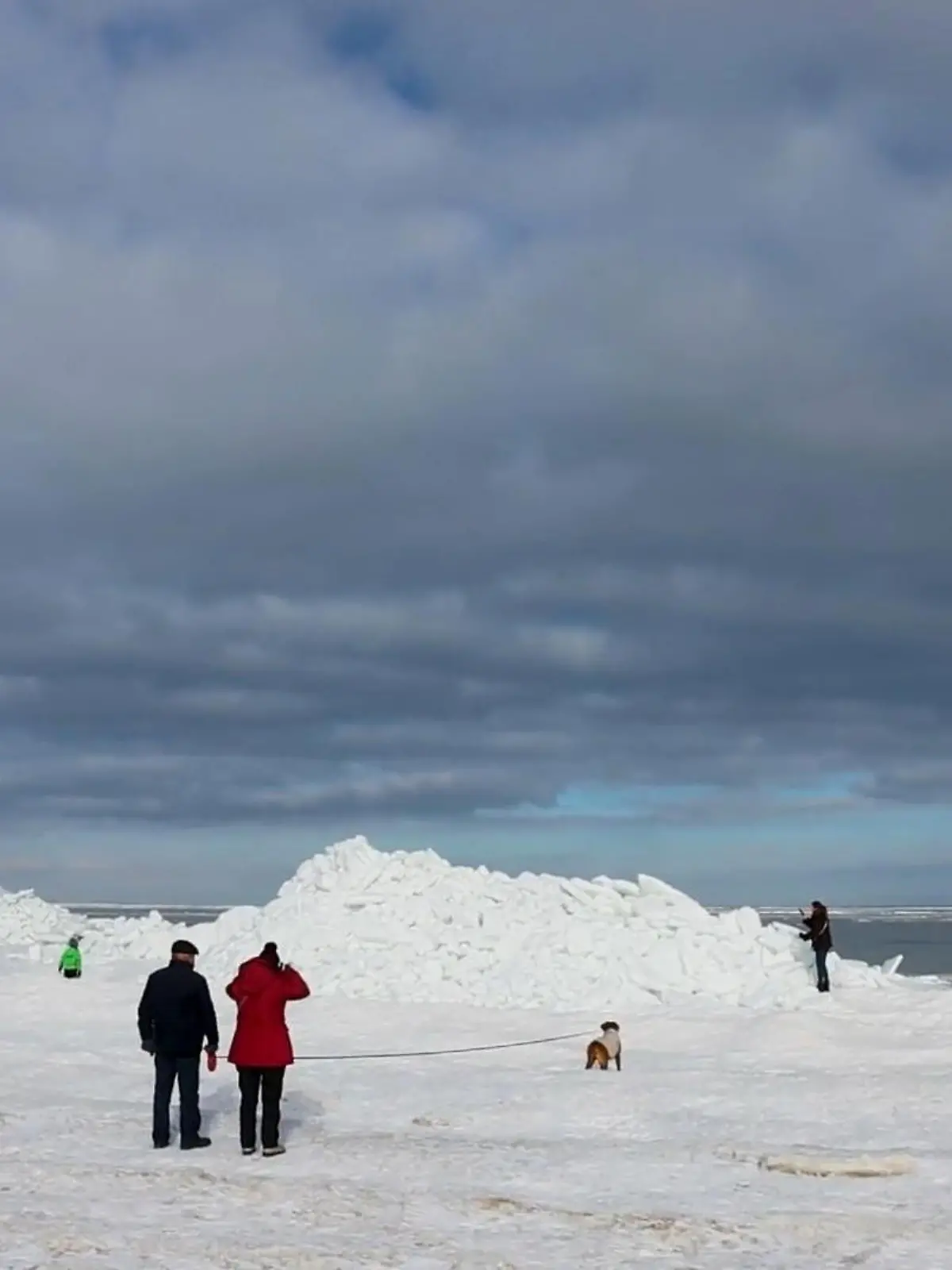 Bild zu: "Mega-Wetterphänomen! Eisberge an deutsche Ostseeküste geschwemmt"