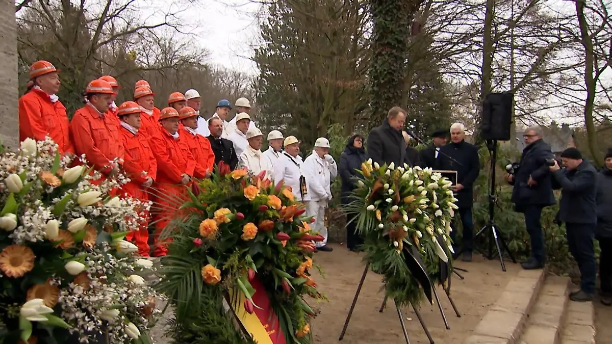 Gedenkfeier für Grubenunglück mit 405 Toten Vor 80 Jahren