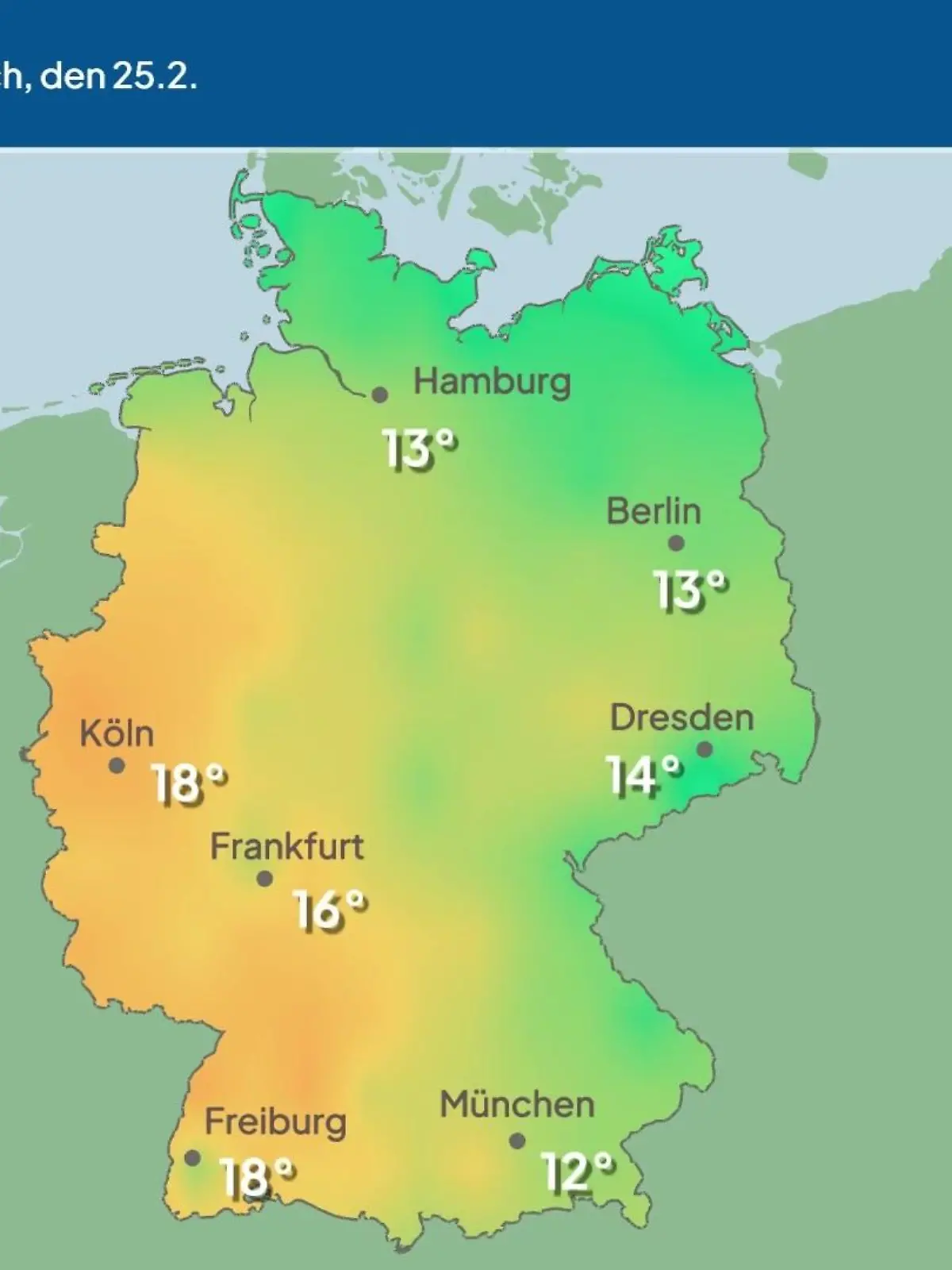 Bild zu: "Im Video: Temperatur-Vorhersage"