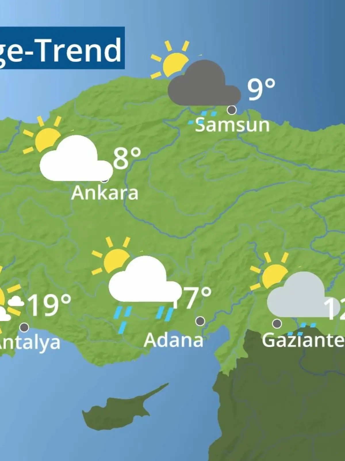 Bild zu: "Türkei: Wie wird das Wetter?"