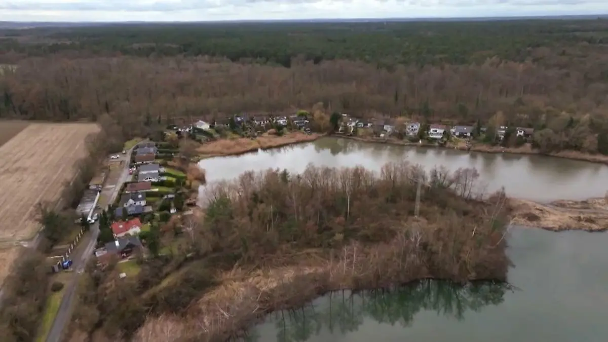 Eine Wohnsiedlung am Sonnecksee muss zurück gebaut werden Siedlung, Bebauungsplan