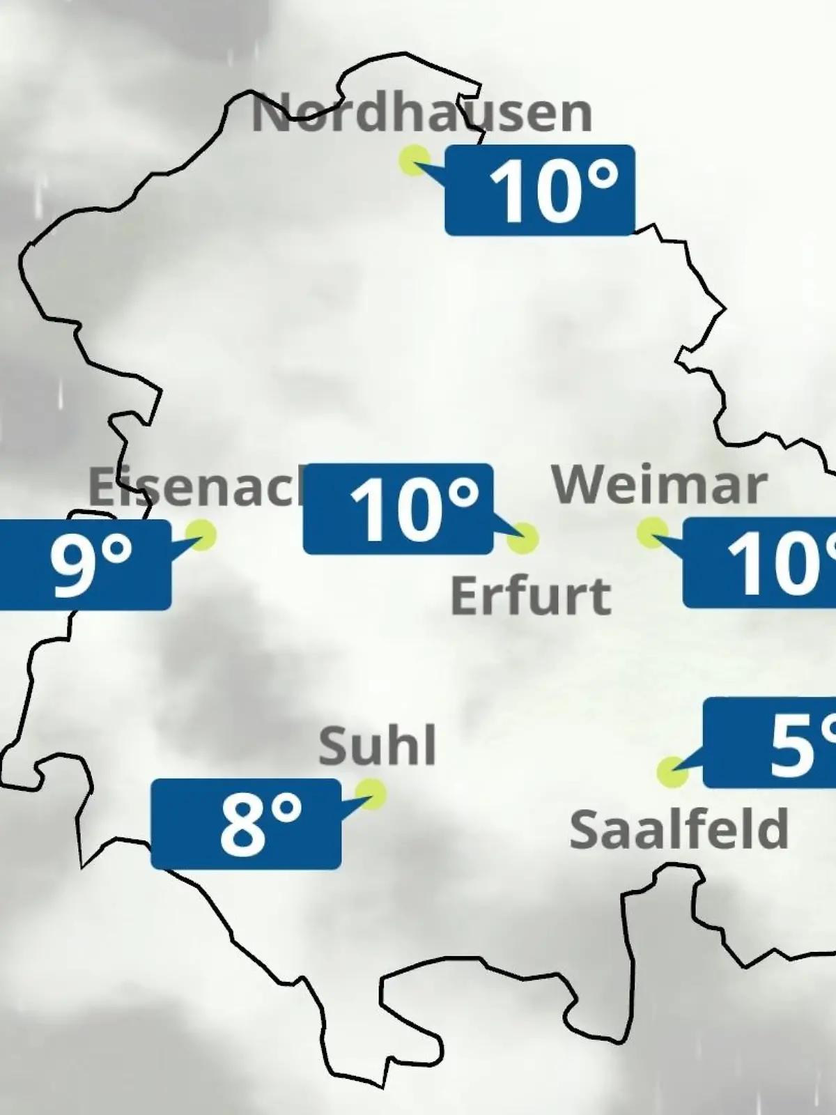 Bild zu: "Thüringen: Wie wird das Wetter?"