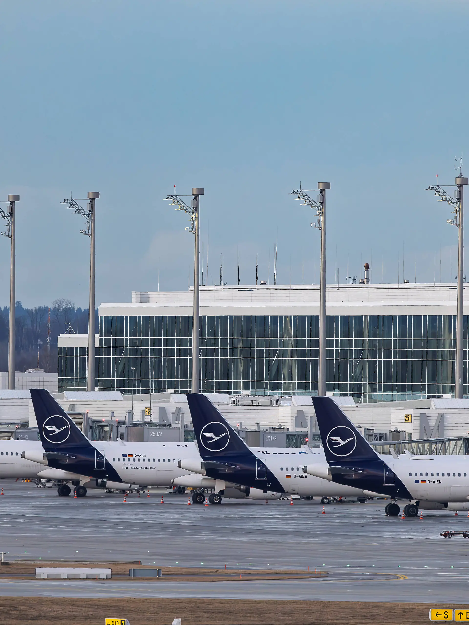 verdi Warnstreik am Flughafen München, 27.02.25