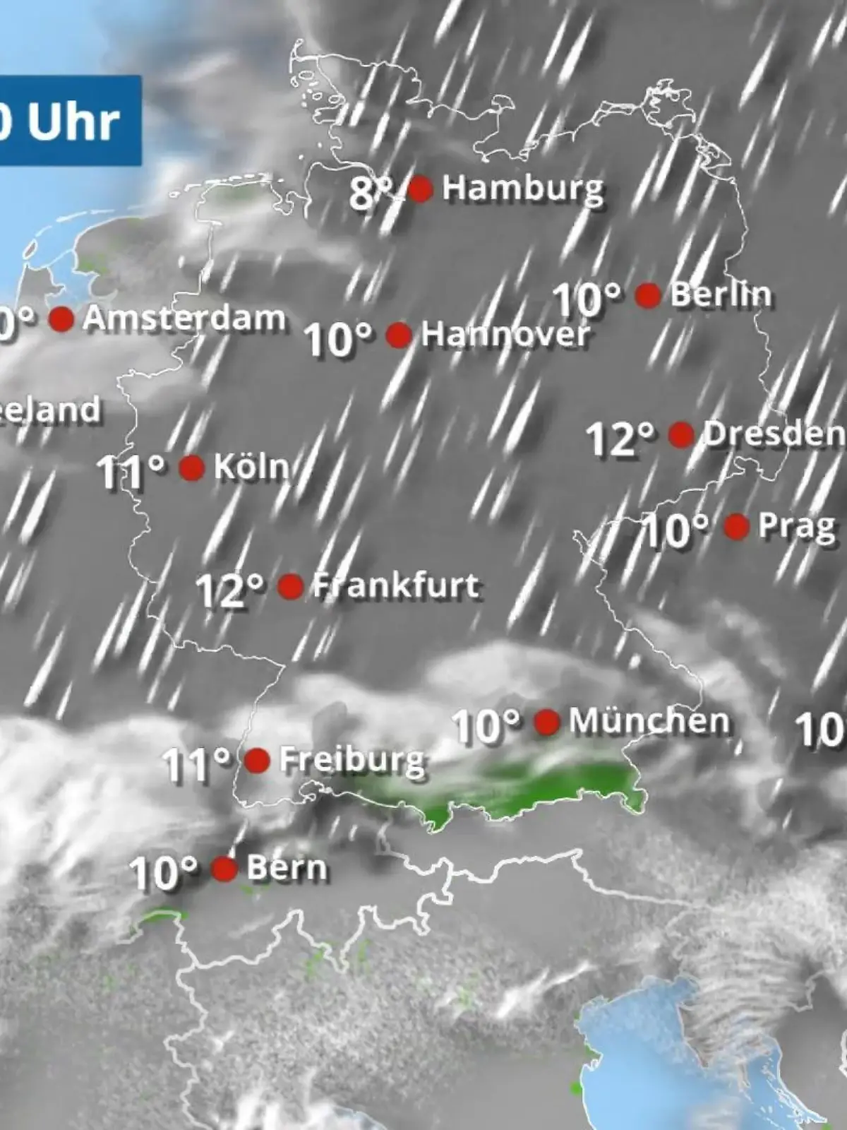 Bild zu: "Immer wieder nass - Regen lässt nicht locker"