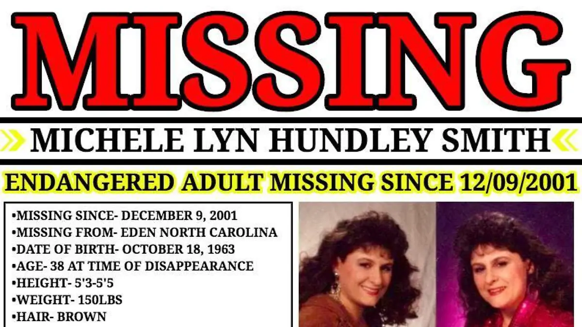 Mit diesem Plakat wurde auch auf Facebook nach Michele Lyn Hundley Smith gesucht.