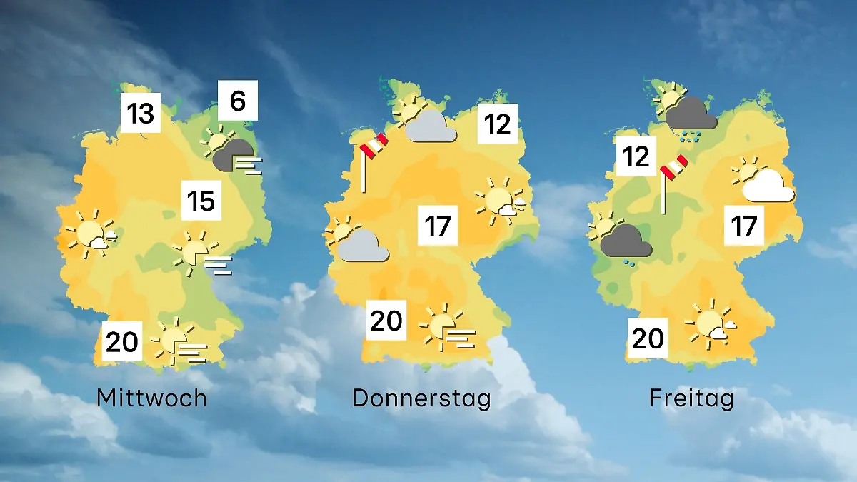 Ein Anblick, den man gerne sieht: Es wird sonniger und spürbar wärmer!