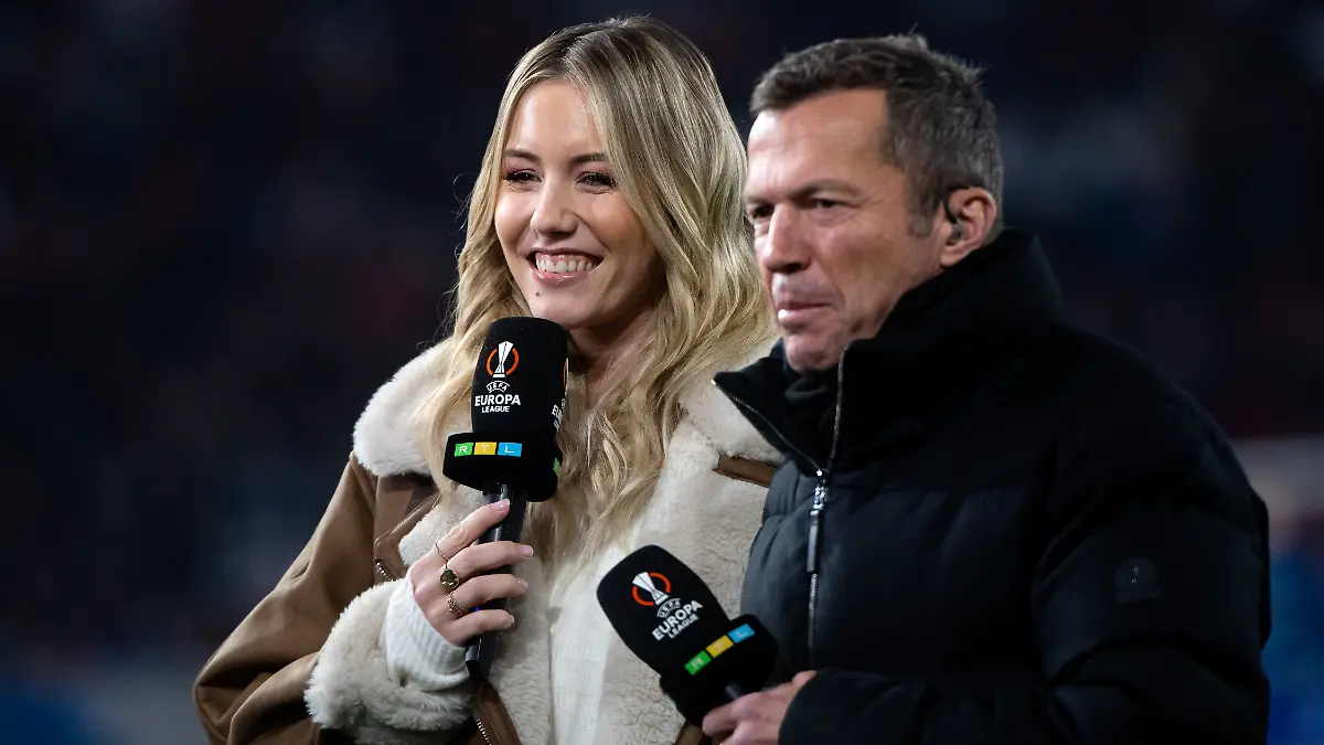 Laura Papendick mit Lothar Matthäus