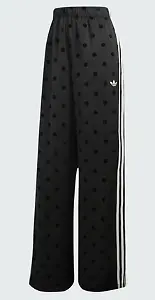 Satin Polka Dots Hose in Schwarz