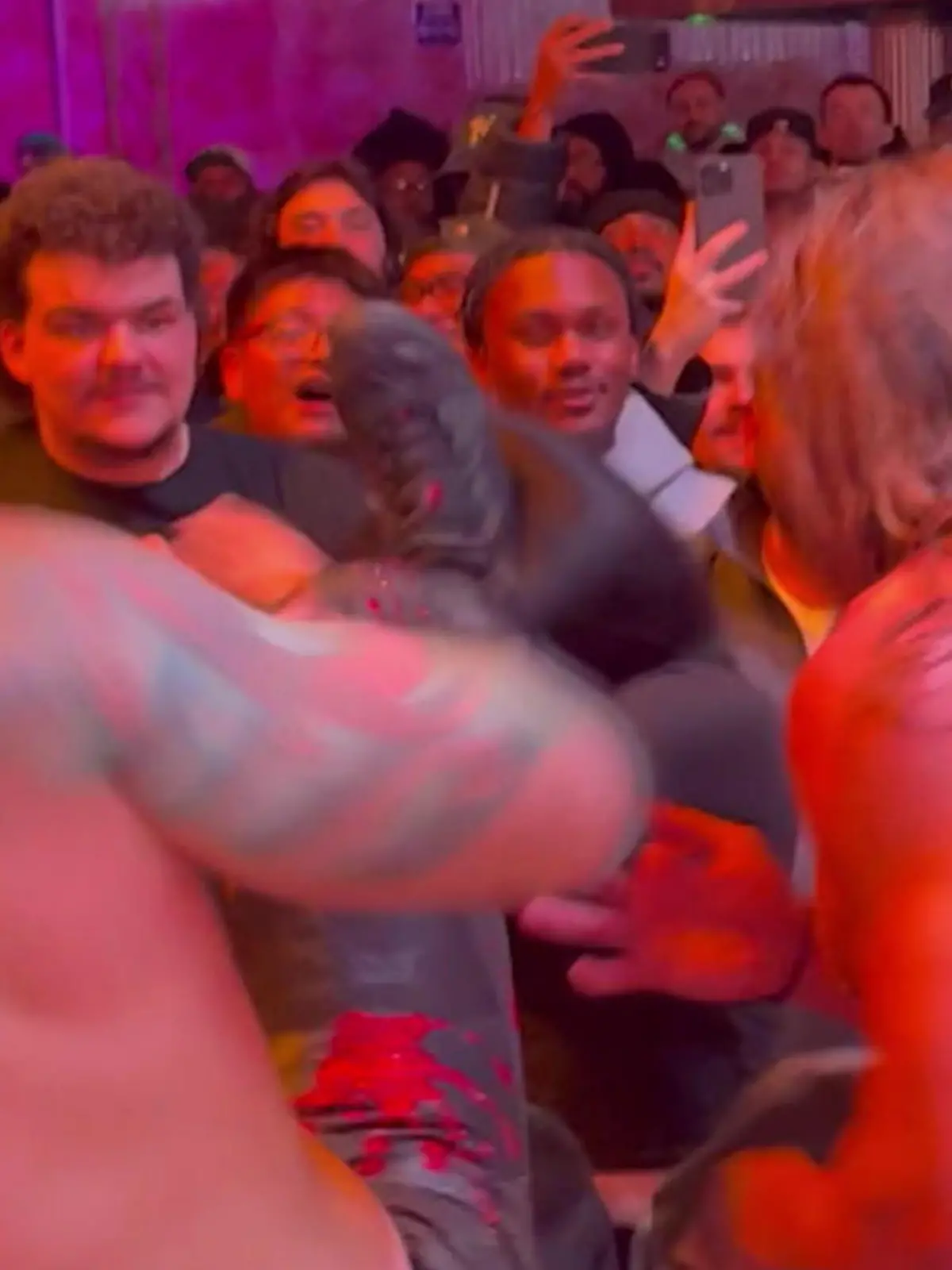 Bild zu: "Sie wollte nur ein Selfie! Wrestler tritt Fan voll ins Gesicht"