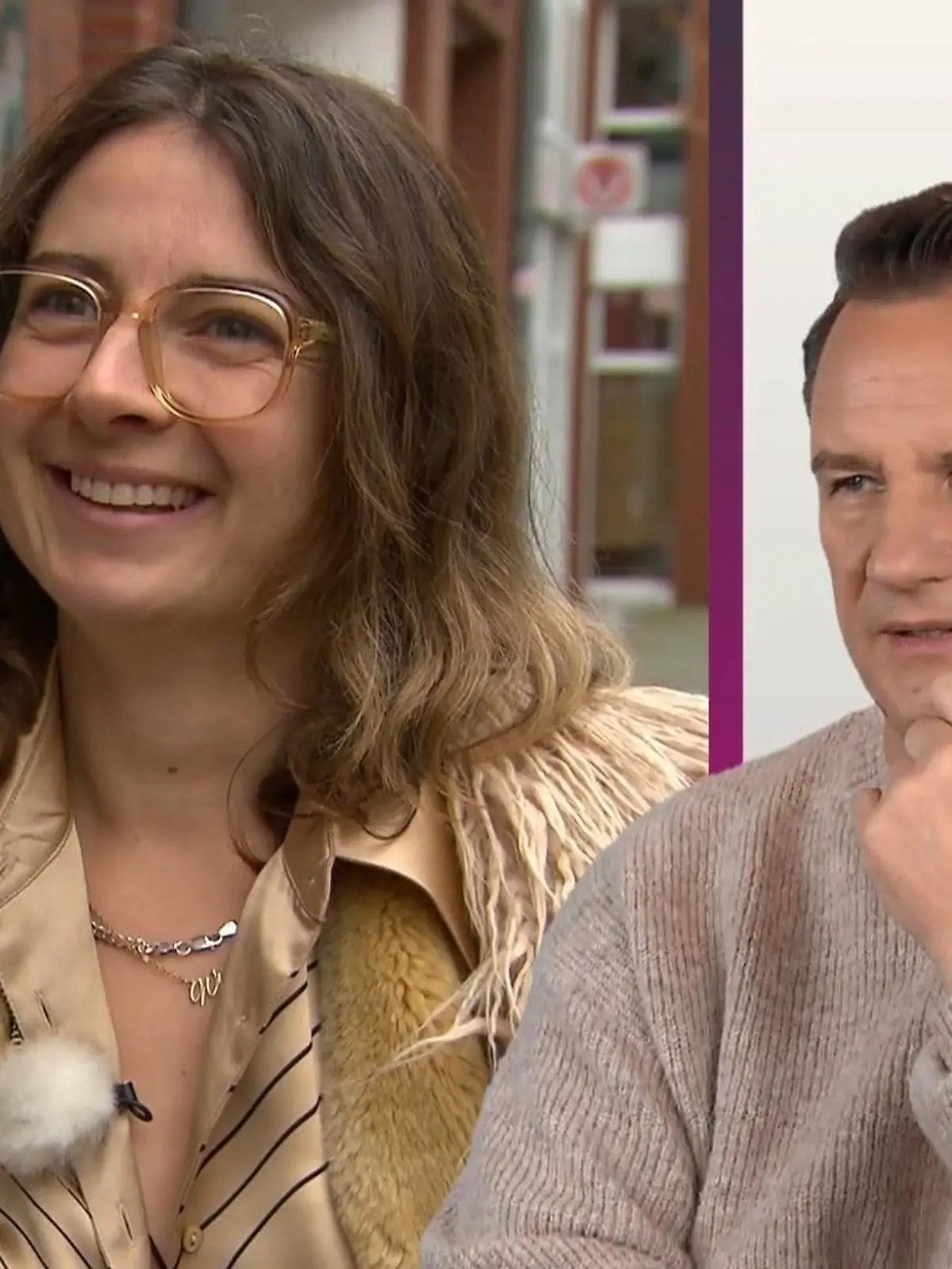 Bild zu: "Schauspielerin Andrea stürmt das Shopping-Mobil"