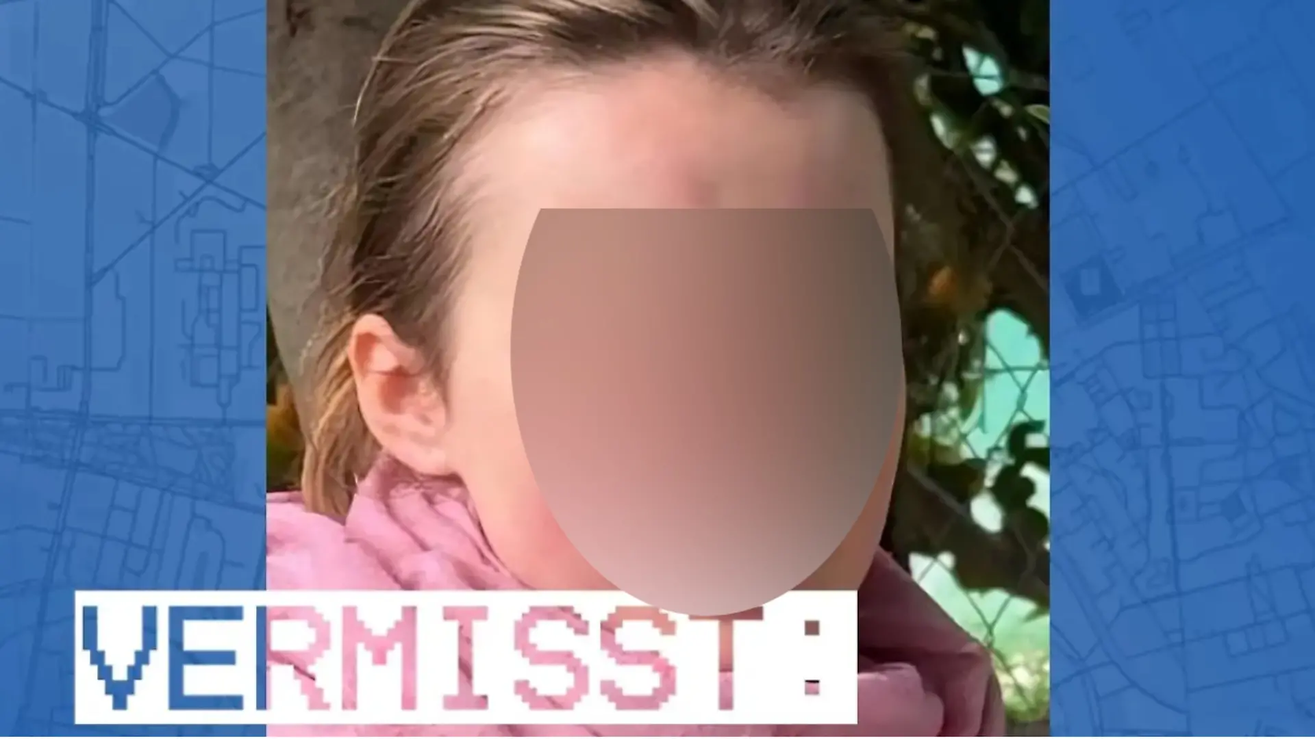 Mädchen in Vermisstenanzeige