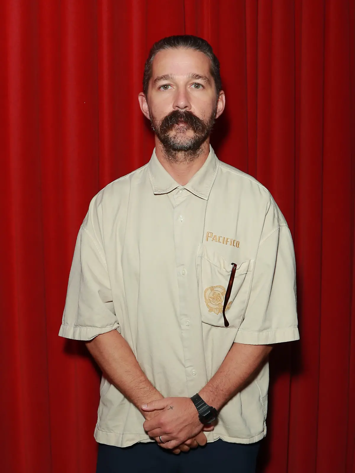 LONDON, ENGLAND - JULY 08: Shia LaBeouf attends the UK Premiere of "Salvable" at The Curzon Soho on July 08, 2025 in London, England. (Photo by Dave Benett/WireImage)