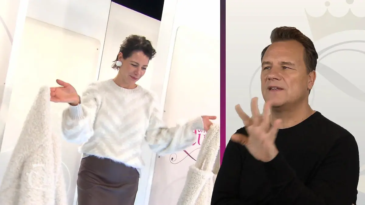 Katharina setzt alles auf Teddyfell Kuschel-Look im Finale