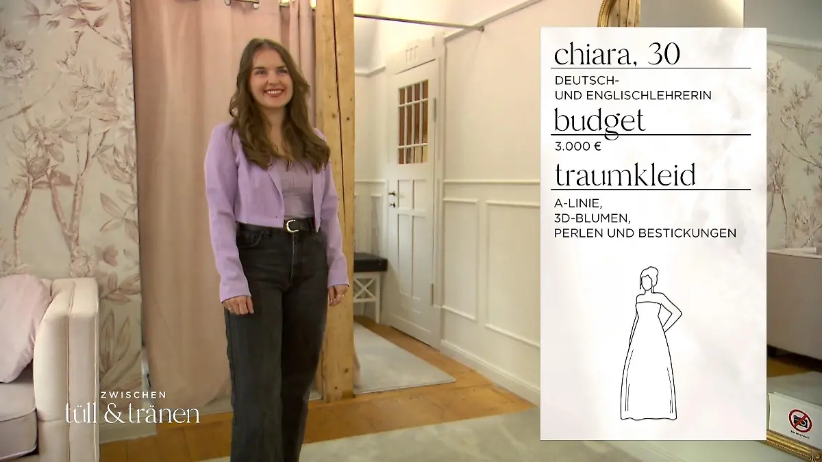 Chiara will das volle Programm Perlen, Glitzer, Tüllrock