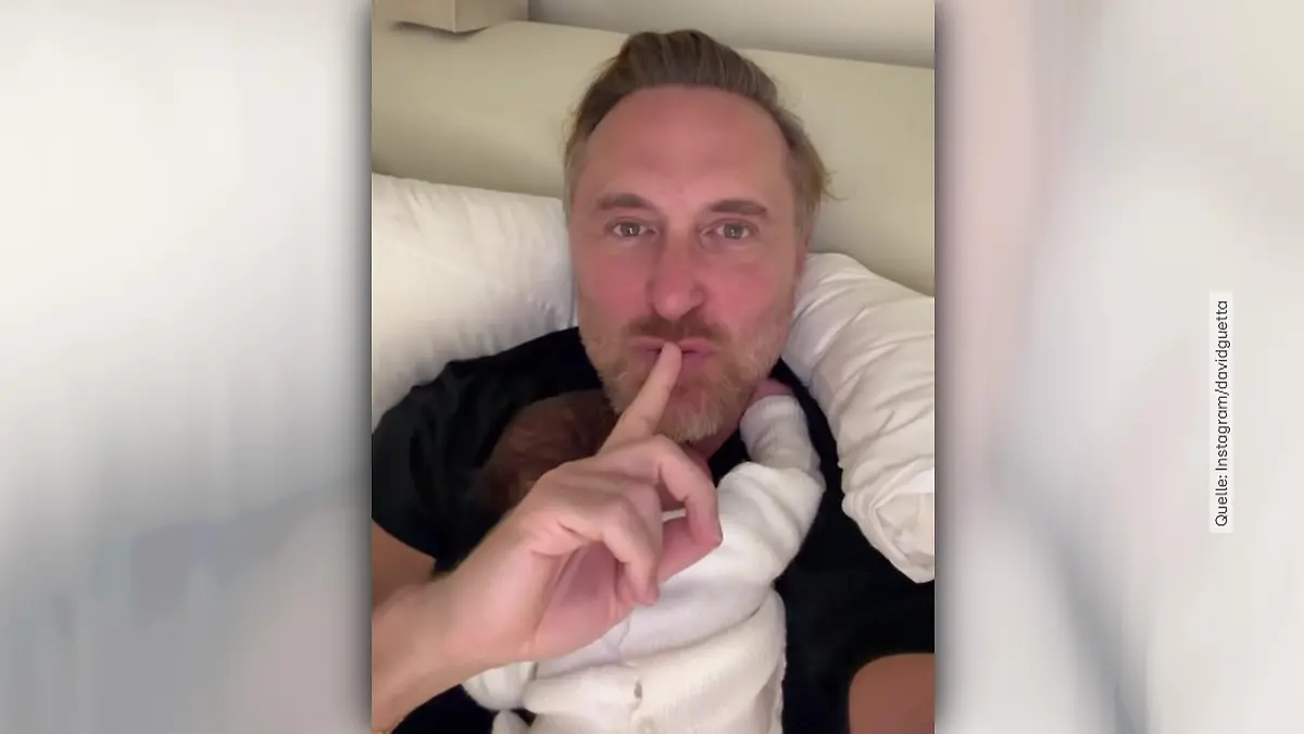 Star-DJ David Guetta wieder Papa! Geehimnis gelüftet