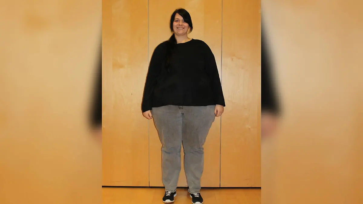 So sah Aline Manglus vor ihrer Abnehm-Reise aus.